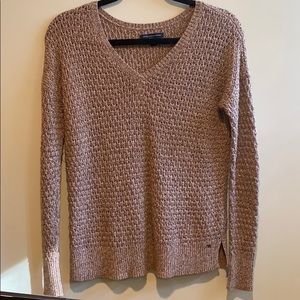 Light brown knitted sweater
